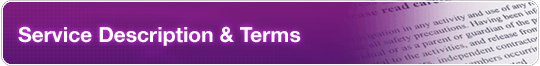 Service Description and Terms Mobile