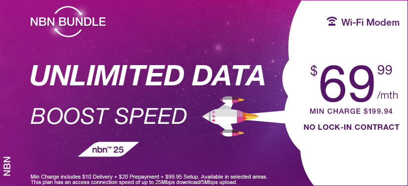 TPG Unlimited NBN with Home Phone - Unlimited Local, National Calls & 100 International Minutes