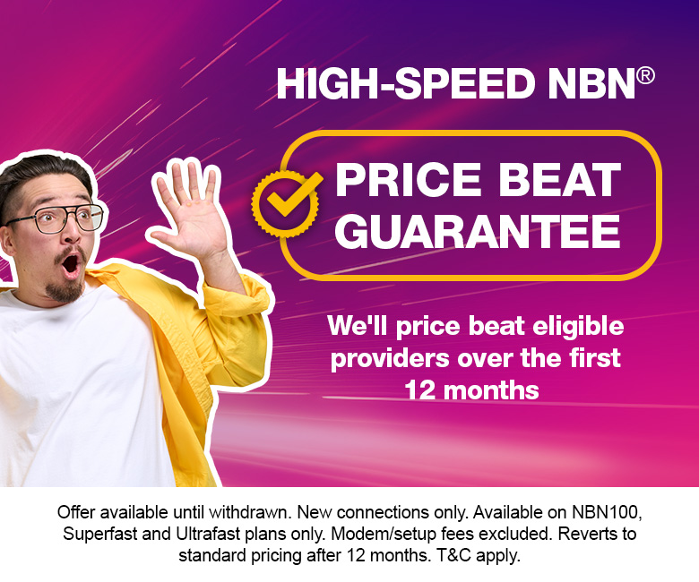 TPG high-speed nbn® price beat guarantee